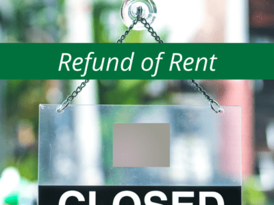 Refund of Rent