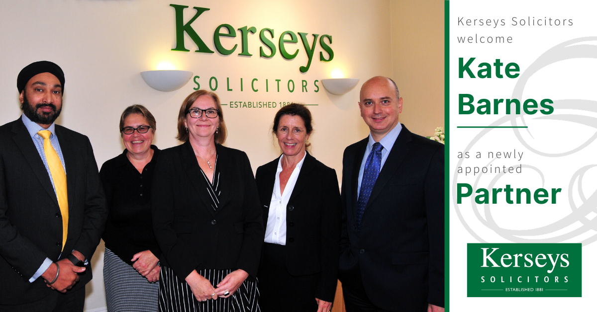 Kerseys Welcomes Kate Barnes