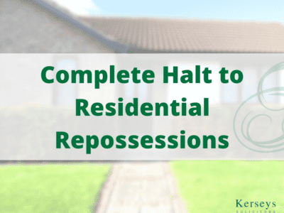 Complete Halt to Residential Repossessions