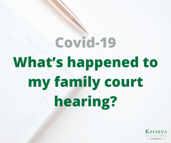 Covid-19 - Family court hearing