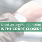 Covid-19 - Need an urgent injunction
