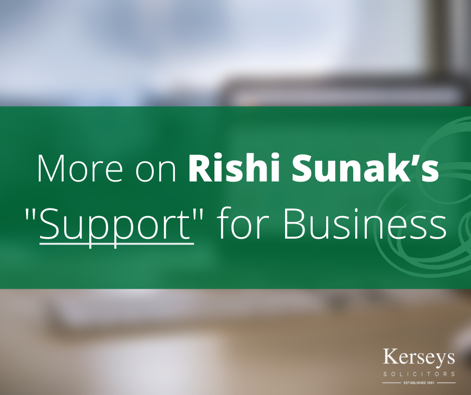 More on Rishi Sunak’s “support” for business