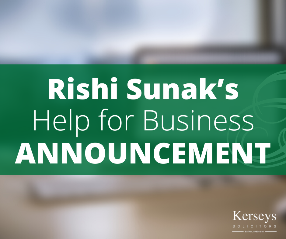 Rishi Sunak’s Help for Business Announcement