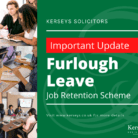 Important Update Job Retention Scheme Furlough Leave