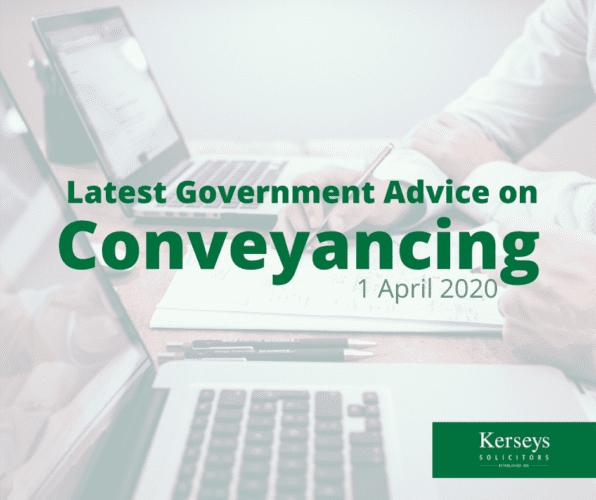 Latest Government Advice on Conveyancing