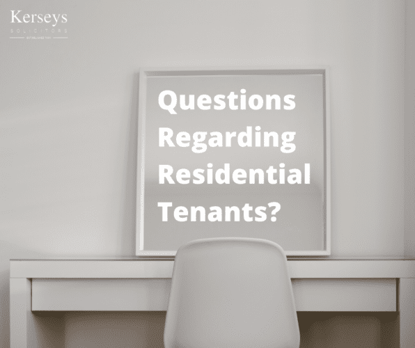 Questions Regarding Residential Tenants