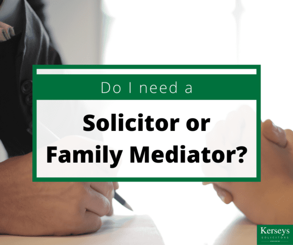 Do I Need a Solicitor or Family Mediator?