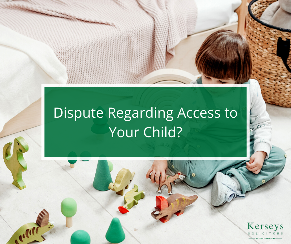 Dispute Regarding Access to Your Child
