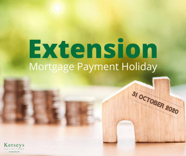 Extension of Mortgage Payment Holiday