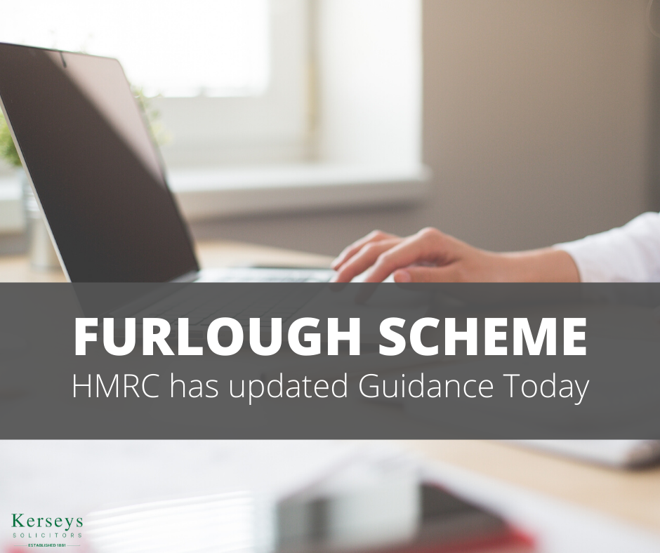 Furlough Scheme – HMRC has updated Guidance Today