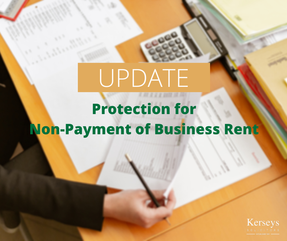 Protection for Non-Payment of Business Rent
