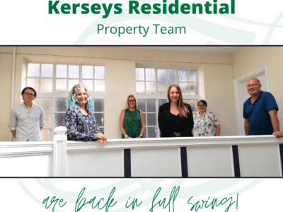Kerseys Residential Property Team are back in full swing!