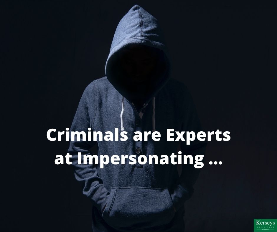 Criminals are Experts at Impersonating People