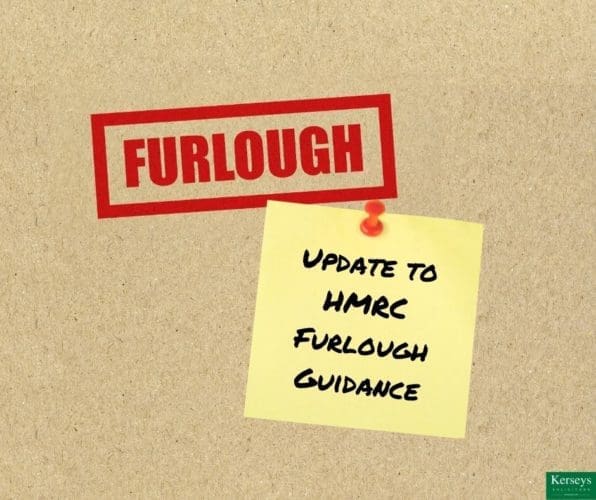 Update to HMRC Furlough Guidance