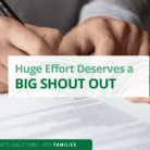 Huge Effort Deserves a Big Shout Out