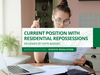 Current Position with Residential Repossessions