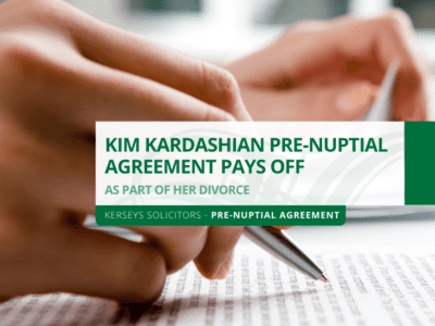 Kardashian Pre-Nuptial Agreement Pays Off