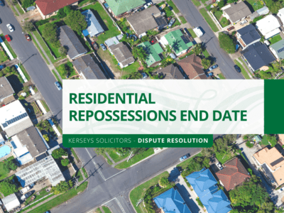 Residential Repossessions End Date