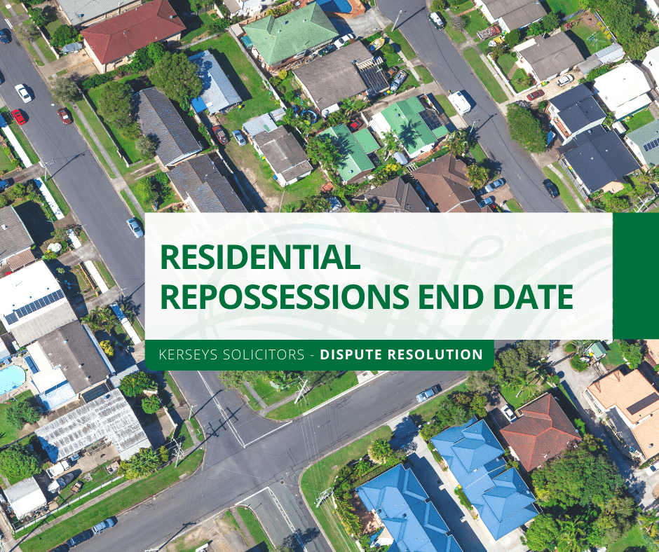 Residential Repossessions End Date