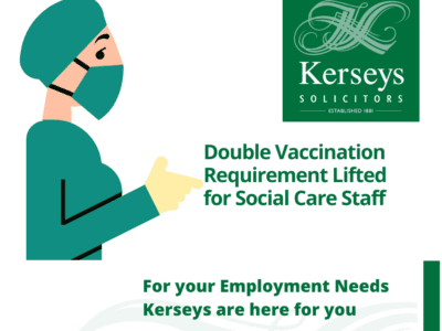 DOUBLE VACCINATION REQUIREMENT FOR HEALTH AND SOCIAL CARE STAFF