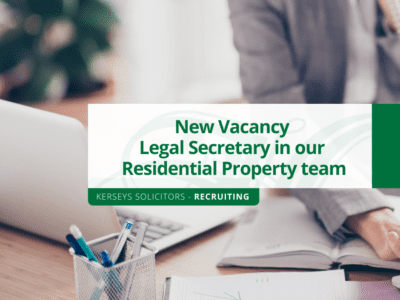 Legal Secretary Vacancy