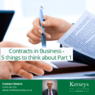 Contracts in Business