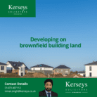 Developing on brownfield building land