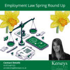 Employment Law Spring Round Up