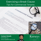 Exercising a break clause