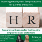 Incoming employment law protections for parents and carers