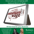 Comply with National Minimum Wage