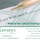 How much does it cost to make a Will