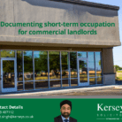 short-term occupation for commercial landlords