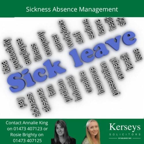 Sickness absence management