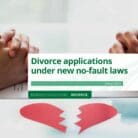 Divorce applications under new no-fault laws