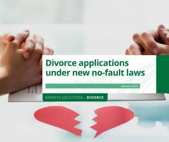 Divorce applications under new no-fault laws