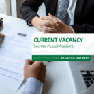 Secretary\Legal Assistant Private Client Vacancy