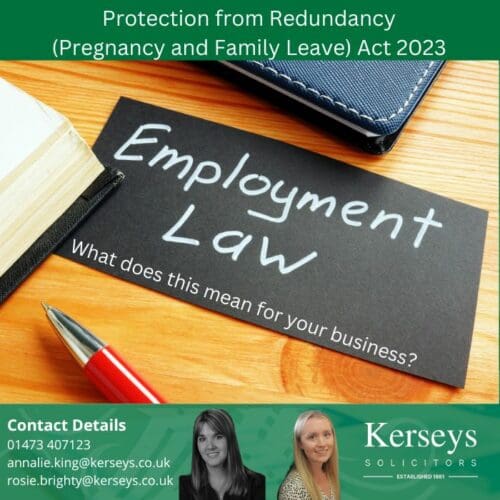 The Protection from Redundancy (Pregnancy and Family Leave) Act 2023