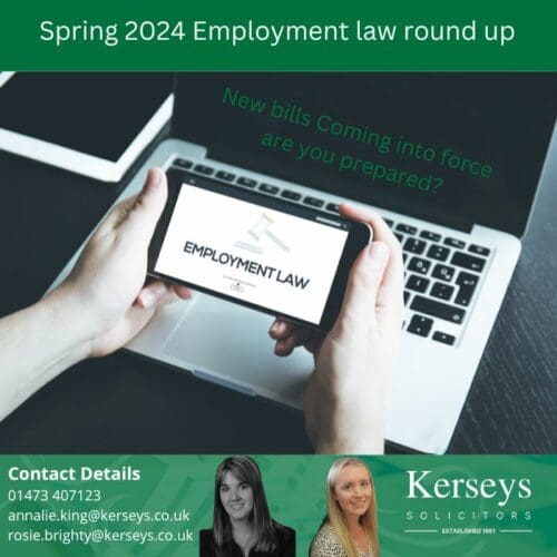 Spring 2024 employment law round up