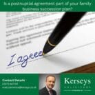 Is a postnuptial agreement part of your family business succession plan?
