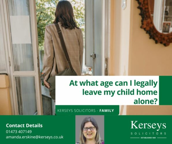 At what age can I legally leave my child home alone