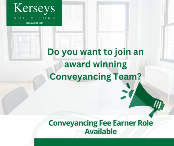 Conveyancing Fee Earner Vacancy