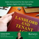Dates Announced for the Start of the Renters Rights Act 2025 Changes.